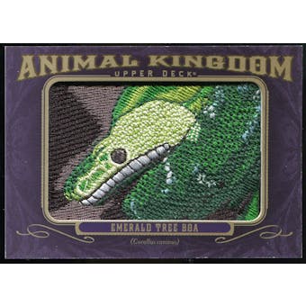 2012 Upper Deck Goodwin Champions Animal Kingdom Patches #AK111 Emerald Tree Boa