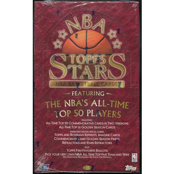 1996/97 Topps Stars Basketball Retail 20 Pack Box