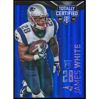 2014 Totally Certified Mirror Platinum Blue #134 James White Serial #3/10