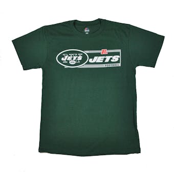 New York Jets Majestic Green Critical Victory VII Tee Shirt (Adult XL)