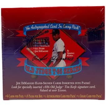 1995 Signature Rookies Old Judge Baseball Hobby Box
