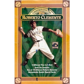 1998 Topps Baseball Roberto Clemente Commemorative Tins Hobby Box