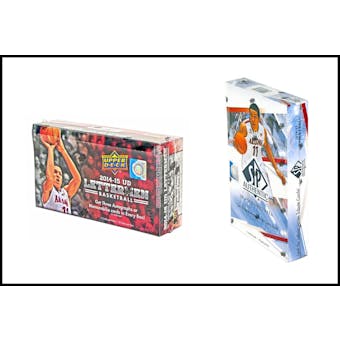 COMBO DEAL - 2014/15 Upper Deck Basketball Hobby Boxes (Lettermen, SP Authentic)