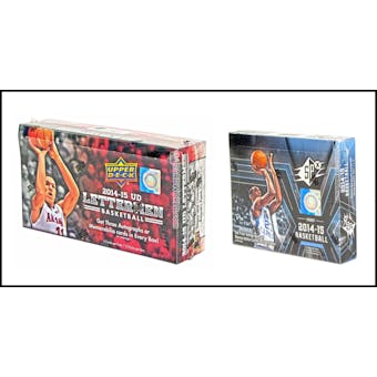 COMBO DEAL - 2014/15 Upper Deck Basketball Hobby Boxes (Lettermen, SPX)