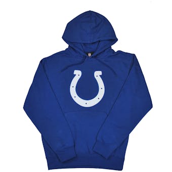 Indianapolis Colts Majestic Blue Telepatch Fleece Hoodie (Adult XL)