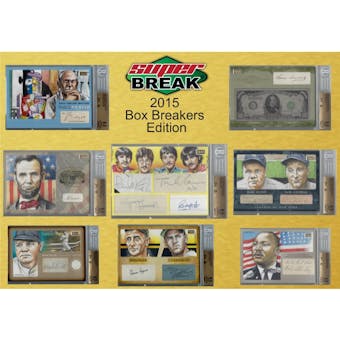 2015 Super Break Super Deluxe Box Breakers Edition Box- DACW Live 10 Spot Draft Break #1