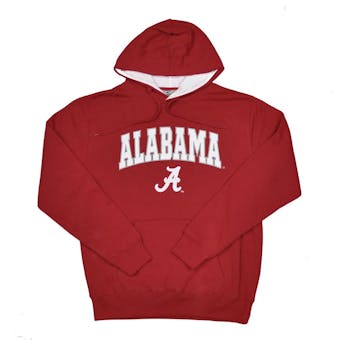 Alabama Crimson Tide Colosseum Maroon Zone Pullover Fleece Hoodie (Adult XL)
