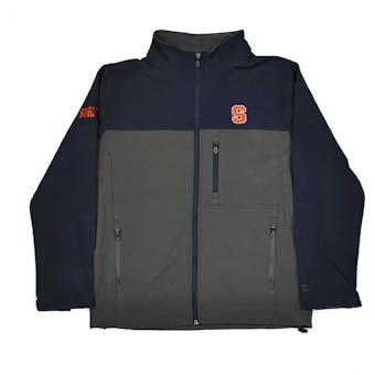 Syracuse Orange Colosseum Navy & Gray Yukon II Softshell Full Zip Jacket (Adult XL)