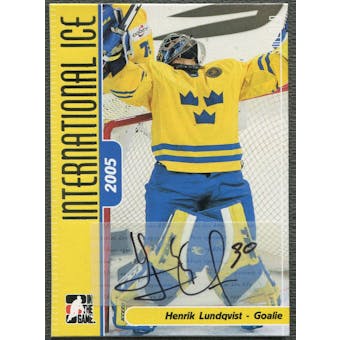 2006/07 ITG International Ice #AHL Henrik Lundqvist Auto