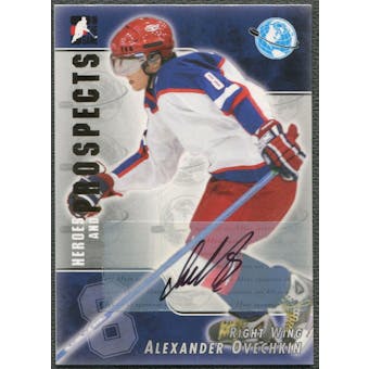 2004/05 ITG Heroes and Prospects #AO5 Alexander Ovechkin Rookie Auto