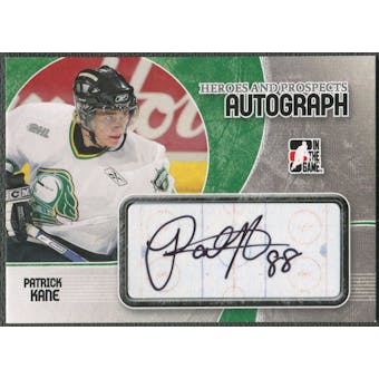 2007/08 ITG Heroes and Prospects #APK Patrick Kane Rookie Auto