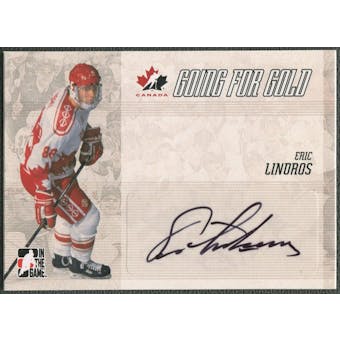 2007 ITG Going For Gold World Juniors #23 Eric Lindros Auto