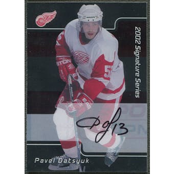 2001/02 BAP Signature Series #233 Pavel Datsyuk Auto