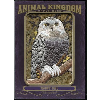 2012 Upper Deck Goodwin Champions Animal Kingdom Patches #AK113 Snowy Owl LC