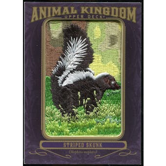 2012 Upper Deck Goodwin Champions Animal Kingdom Patches #AK119 Striped Skunk LC