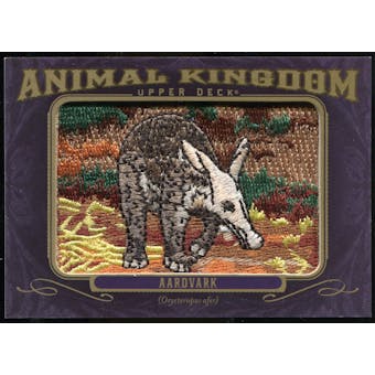 2012 Upper Deck Goodwin Champions Animal Kingdom Patches #AK122 Aardvark LC
