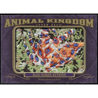 2012 Upper Deck Goodwin Champions Animal Kingdom Patches #AK124 Blue-Ringed Octopus LC