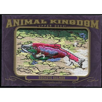 2012 Upper Deck Goodwin Champions Animal Kingdom Patches #AK125 Sockeye Salmon LC
