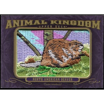 2012 Upper Deck Goodwin Champions Animal Kingdom Patches #AK129 North American Beaver LC