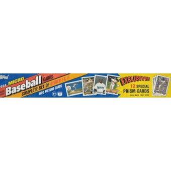 1993 Topps Micro Baseball Factory Set