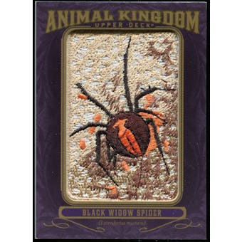 2012 Upper Deck Goodwin Champions Animal Kingdom Patches #AK136 Black Widow Spider LC