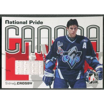 2005/06 ITG Heroes and Prospects #NPR11 Sidney Crosby National Pride Rookie Jersey White /60