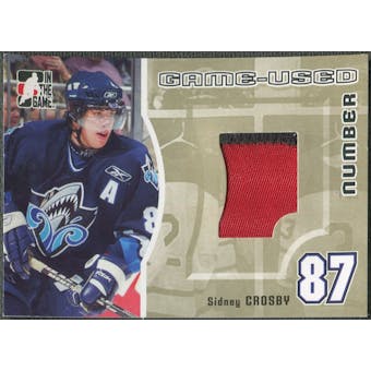 2005/06 ITG Heroes and Prospects #GUN53 Sidney Crosby Rookie Game Used Number Patch Gold /10