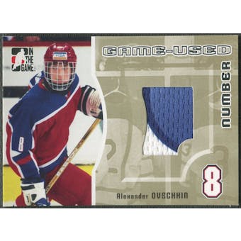 2005/06 ITG Heroes and Prospects #GUN54 Alexander Ovechkin Rookie Game Used Number Patch Gold /10