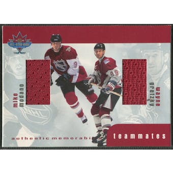 1999/00 BAP Update #TM22 Wayne Gretzky & Mike Modano Teammates Jersey