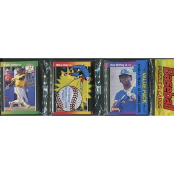 1989 Donruss Baseball Rack Pack (Ken Griffey Jr. On Top)