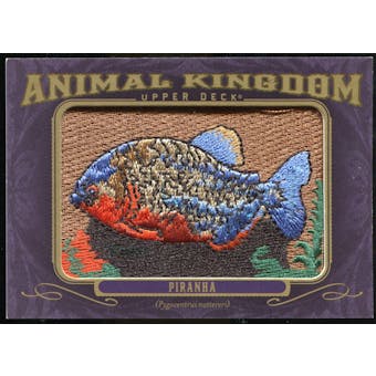2012 Upper Deck Goodwin Champions Animal Kingdom Patches #AK139 Piranha LC