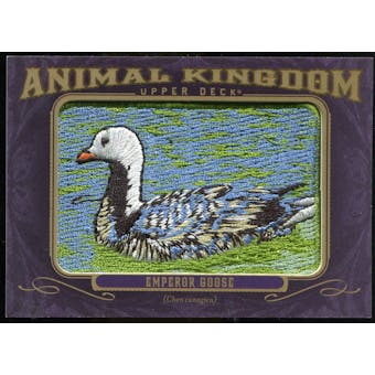 2012 Upper Deck Goodwin Champions Animal Kingdom Patches #AK152 Emperor Goose NT