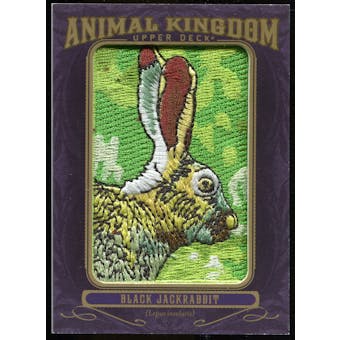 2012 Upper Deck Goodwin Champions Animal Kingdom Patches #AK154 Black Jackrabbit NT