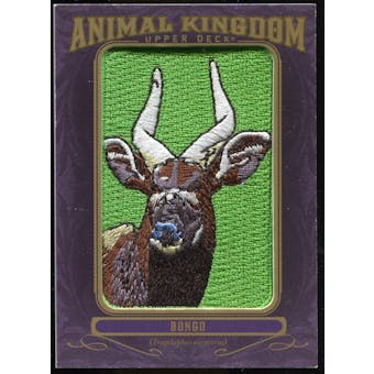 2012 Upper Deck Goodwin Champions Animal Kingdom Patches #AK156 Bongo NT
