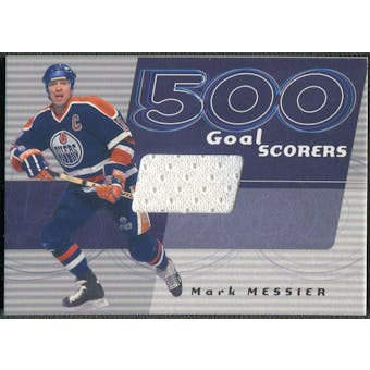 2001/02 BAP Signature Series #25 Mark Messier 500 Goal Scorers Jersey /30