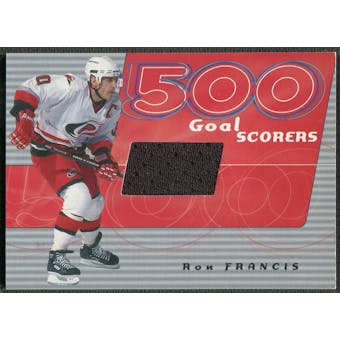 2001/02 BAP Signature Series #28 Ron Francis 500 Goal Scorers Jersey /10