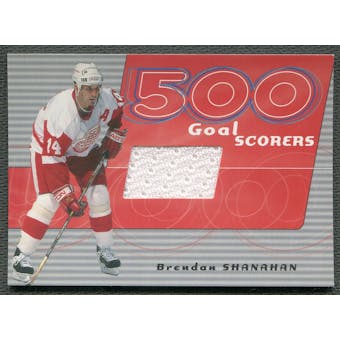 2001/02 BAP Signature Series #29 Brendan Shanahan 500 Goal Scorers White Jersey /10