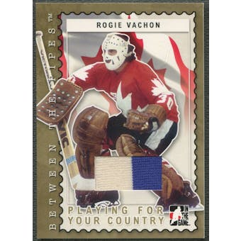 2006/07 Between The Pipes #PC14 Rogie Vachon Playing For Your Country Gold Jersey /10