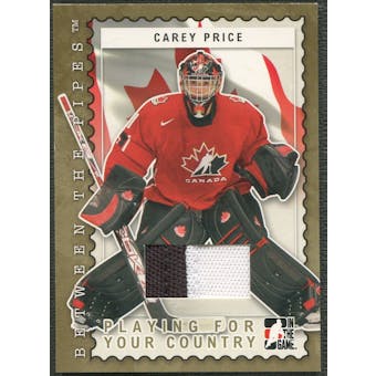 2006/07 Between The Pipes #PC11 Carey Price Playing For Your Country Gold Jersey /10