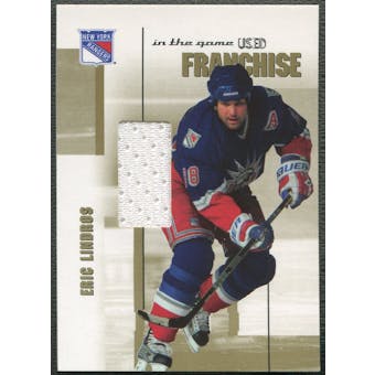 2003/04 ITG Used Signature Series #20 Eric Lindros Franchise Gold Jersey /10