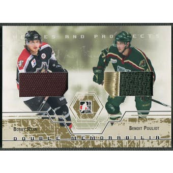 2007/08 ITG Heroes and Prospects #DM05 Bobby Ryan & Benoit Pouliot Gold Jersey /10
