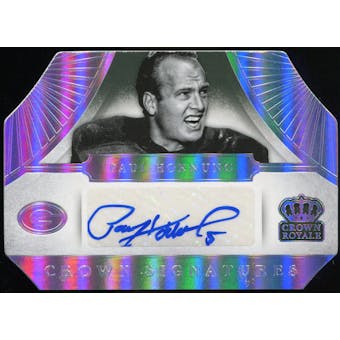 2014 Crown Royale Crown Signatures Silver Holofoil #19 Paul Hornung Serial # 27/35