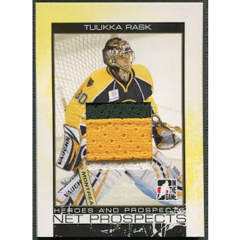 2007/08 ITG Heroes and Prospects #NP12 Tuukka Rask Net Prospects Gold Patch /10