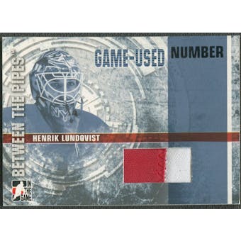 2006/07 Between The Pipes #GUN03 Henrik Lundqvist Numbers Patch /10