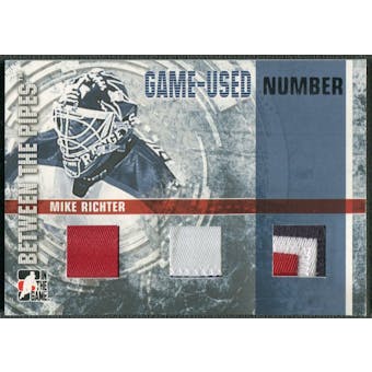 2006/07 Between The Pipes #GUN65 Mike Richter Numbers Triple Patch /10