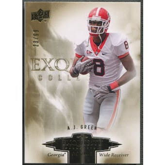 2010 Exquisite Collection #ERAG A.J. Green Draft Picks Rookie #23/99