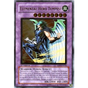Yu-Gi-Oh Elemental Energy 1st Edition Single Elemental Hero Tempest Ultra Rare Near Mint (NM)