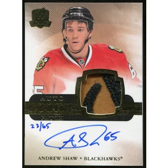 2011/12 Upper Deck The Cup Gold Rainbow #171 Andrew Shaw 23/65 Rookie Autograph Patch