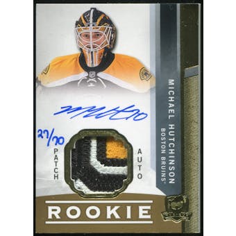 2012/13 Upper Deck The Cup Gold Rainbow #94 Michael Hutchinson 27/70 Rookie Autograph Patch
