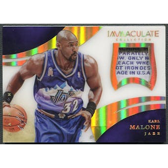 2013/14 Immaculate Collection #22 Karl Malone Patch Laundry Tag #1/1